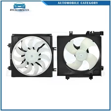 For 2008-2011 Subaru Impreza Radiator Condenser Cooling Fan Assembly