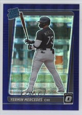 2021 Donruss Optic Rated Rookie Purple Pandora Prizm /99 Yermin Mercedes 3do