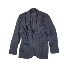 J. Crew Navy Ludlow Wool Blend Welp Pocket Single Breasted Blazer Women's Size S