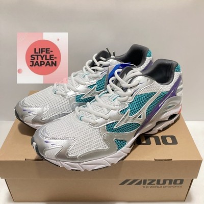MIZUNO WAVE RIDER 10 D1GA210407 White Silver Green Men Unisex Shoes