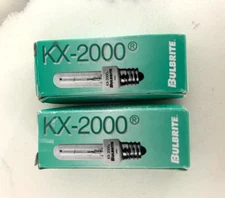 Bulbrite KX60FR/E12 60W KX-2000 Frost Bulb Candelabra Base Lot of 2