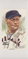 1981 Perez-Steele Hall of Fame Art Postcards Sixth Series Hack Wilson HOF 0b2