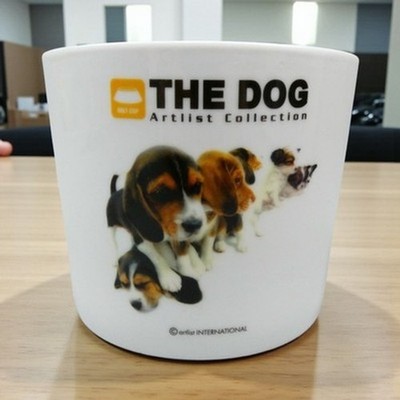 The Dog Artlist Collection Beagle Welpen Keramiknapf - 12 cm x 14 cm - sehr guter Zustand