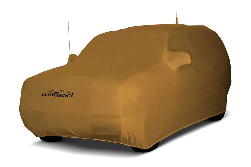 Coverking CVC4SS83NS10305 Satin Stretch Indoor Hertz Gold Custom Car Cover - Image 3 of 4