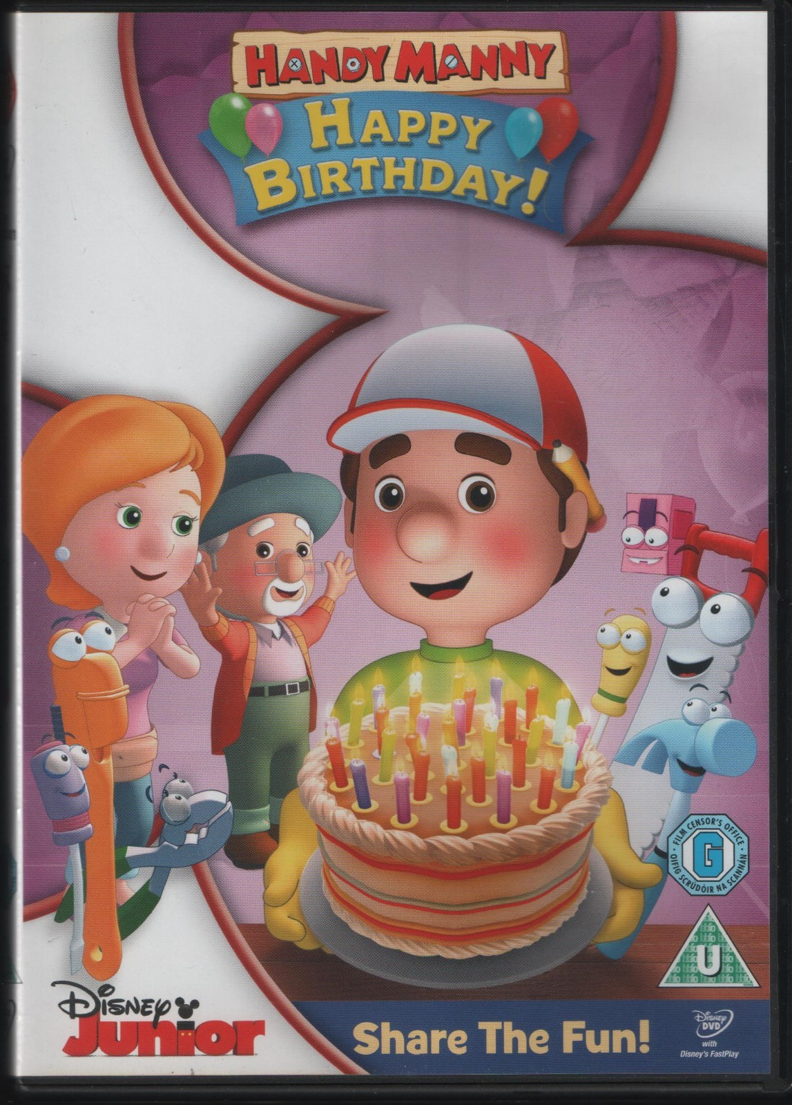 Handy Manny - Happy Birthday! (DVD 2010) Disney animated preschool children's TV