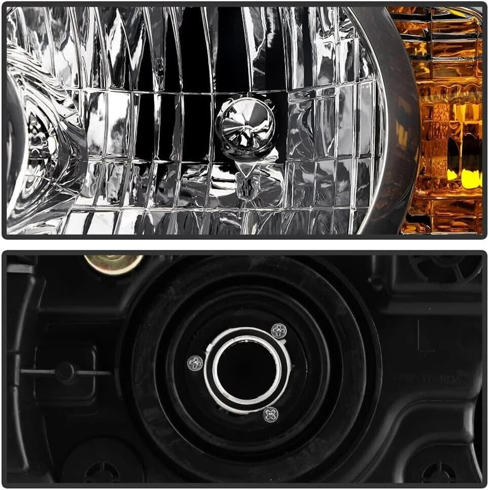 Par de faros izquierdo y derecho estilo fábrica para Toyota Highlander 2001-2006 Foto 3 de 4