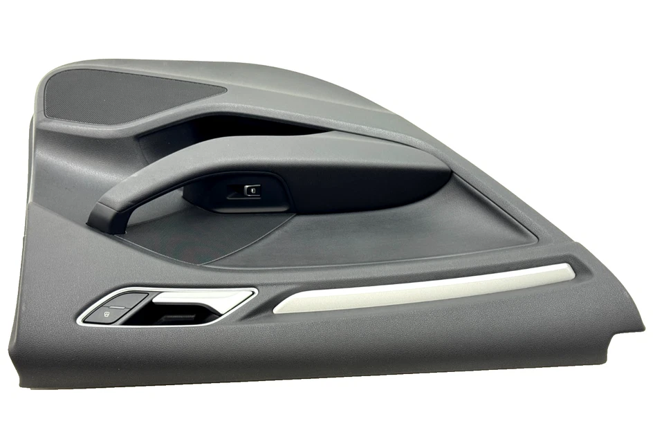 AUDI A3 2015-2020 PUERTA TRASERA IZQUIERDA PANEL TARJETA MONTAJE NEGRO 8V5867305 OEM Foto 4 de 4