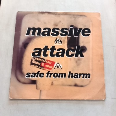 Massive Attack Safe From Harm 1991 12 Inch Vinyl Record Wild Bunch