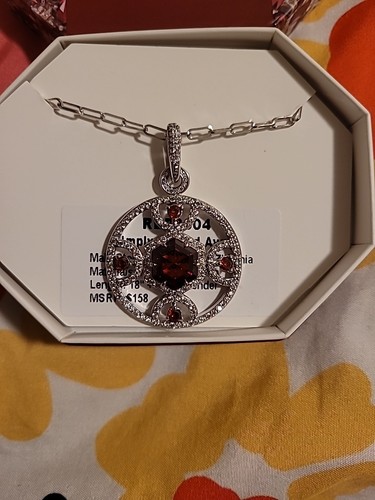 Bomb Party January Necklace RBP8604 Simply Carried Away - Rhodium Plated - Picture 4 of 8