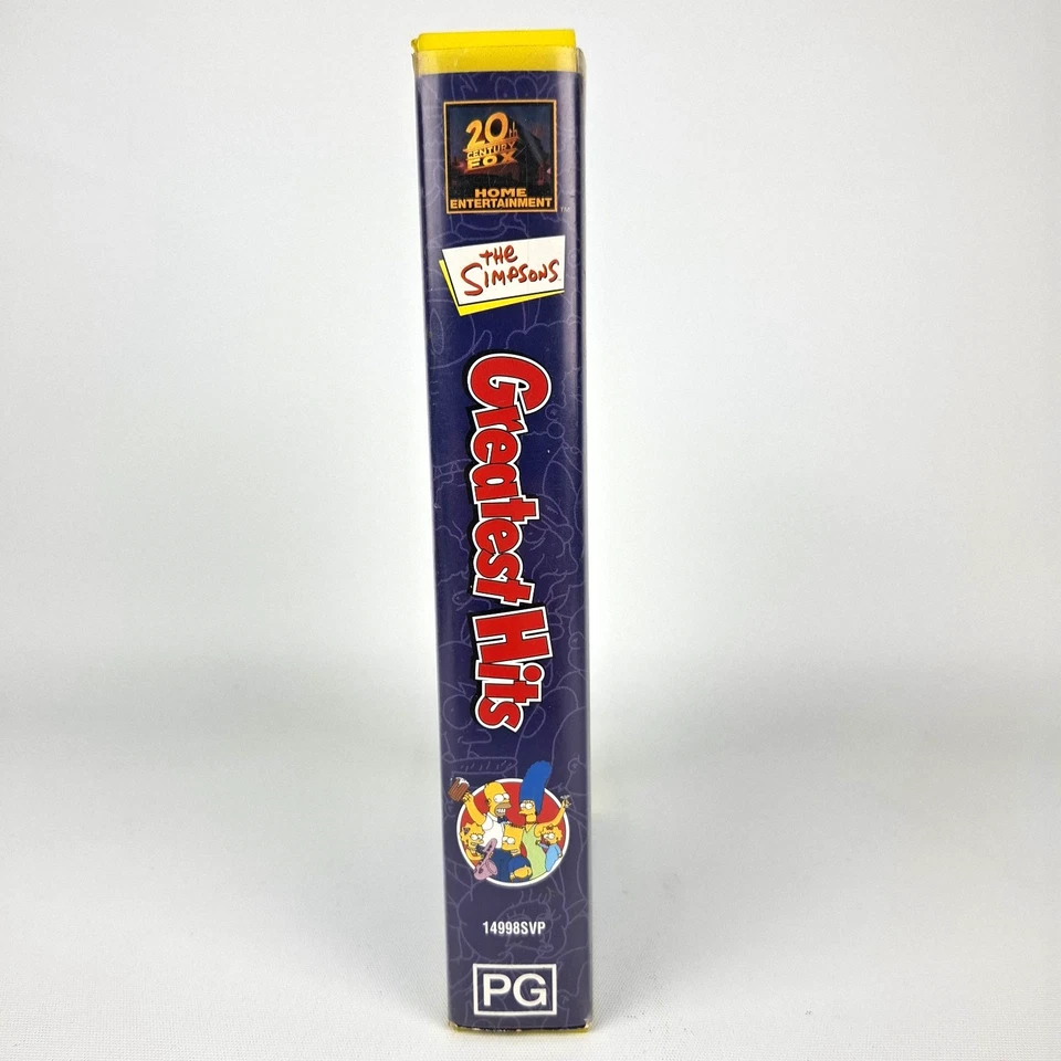 The Simpsons Greatest Hits Volume 1 VHS Tape PAL 1999 Homer Marge Bart Maggie - Image 4 of 4