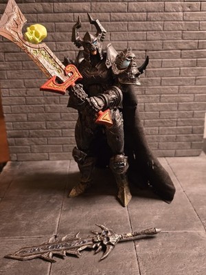 1/12 World Of Warcraft - Darion Mograine Figure With Deathcharger Custom
