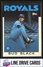 1986 Topps #697 Bud Black Collector's Edition (Tiffany) Kansas City Royals
