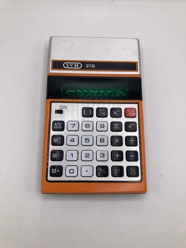 SVM - Rare Vintage Calculatrice SVM 279