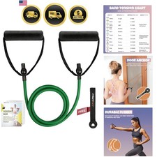 Resistance Exercise Bands Set with Handles Door Anchor for Fitness and Therapy