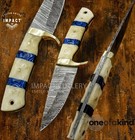 Model # 5322 Custom Full Tang Damascus Hunting Knife By Impact Cutlery