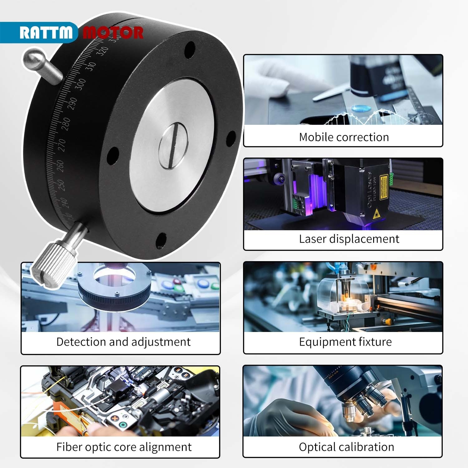 US SHIP】REG60 R Axis Rotary Sliding Table 360° Manual Rotation Stage Dia-60mm