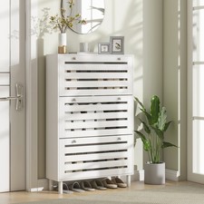Shoe Storage Cabinet Organizer with Adjustable Shelves