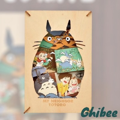 Studio Ghibli Mein Nachbar Totoro Holz & Papier Theater Holzstil Bastelset