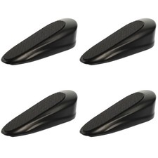 4 Count Small Door Stop Stops for Floor Stoppers Wedge Doorstopper