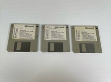 Microsoft Home Golf 2.0 3.5 3 Floppy Disks 1994 Vintage Computer Game - Works
