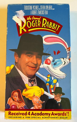 WHO FRAMED ROGER RABBIT ~ VHS, 1987 ~ Bob Hoskins & Christopher Lloyd ...