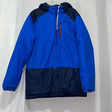 Columbia puff coat youth size xl blue euc e1750