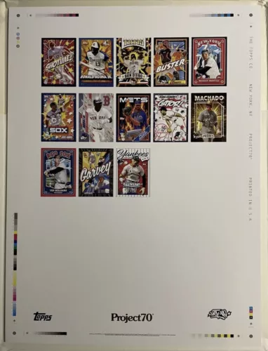 Topps Project 70 Sket One Gold Stamped Limited Ed. 18X24 Poster