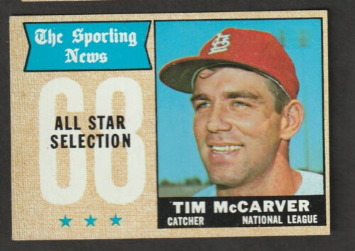 1968 Topps Baseball Cards Scegli una carta a scelta 295-660 EX X-MT 1/25 Set Break - Foto 140 di 490