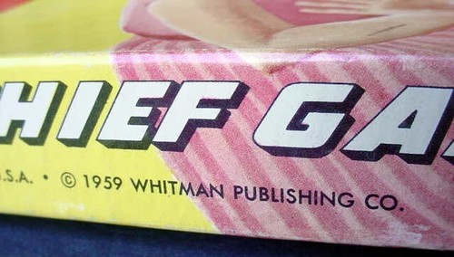 1959 WHITMAN LITTLE CHIEF BRETTSPIEL KOMPLETT SCHÖN EINIGE UNGELOCHTE INDIANER TEILE - Bild 6 von 24