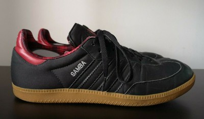 Mens Adidas Samba Black Leather Trainers - UK 9 | eBay