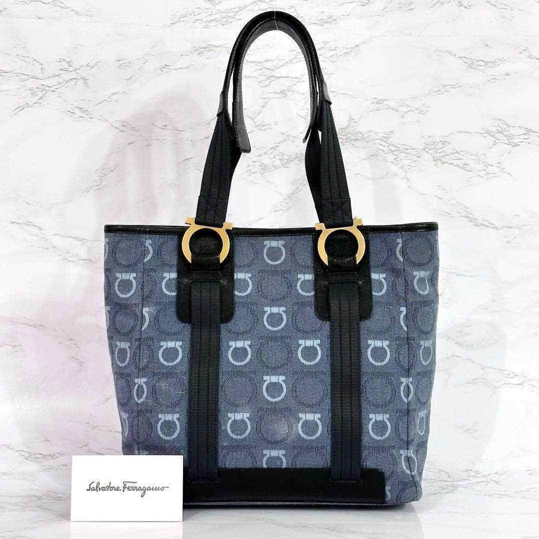 【SALVATORE FERRAGAMO】TOTE BAG Salvatore Ferragamo Tote Bag GanciniHardware Leather | eBay