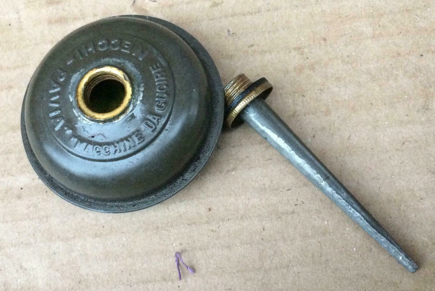 Vintage Necchi sewing machine Oil can eBay