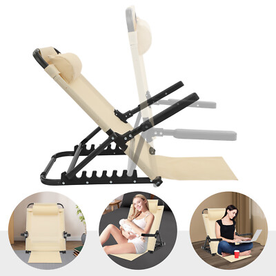 Adjustable 330.69lbs Lifting Bed Backrest Portable Backrest Support w/ Armrest