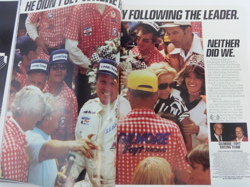 1984 Indianapolis 500 Program Pontiac Fiero Rick Mears Pennzoil Team Penske Race - Picture 7 of 12