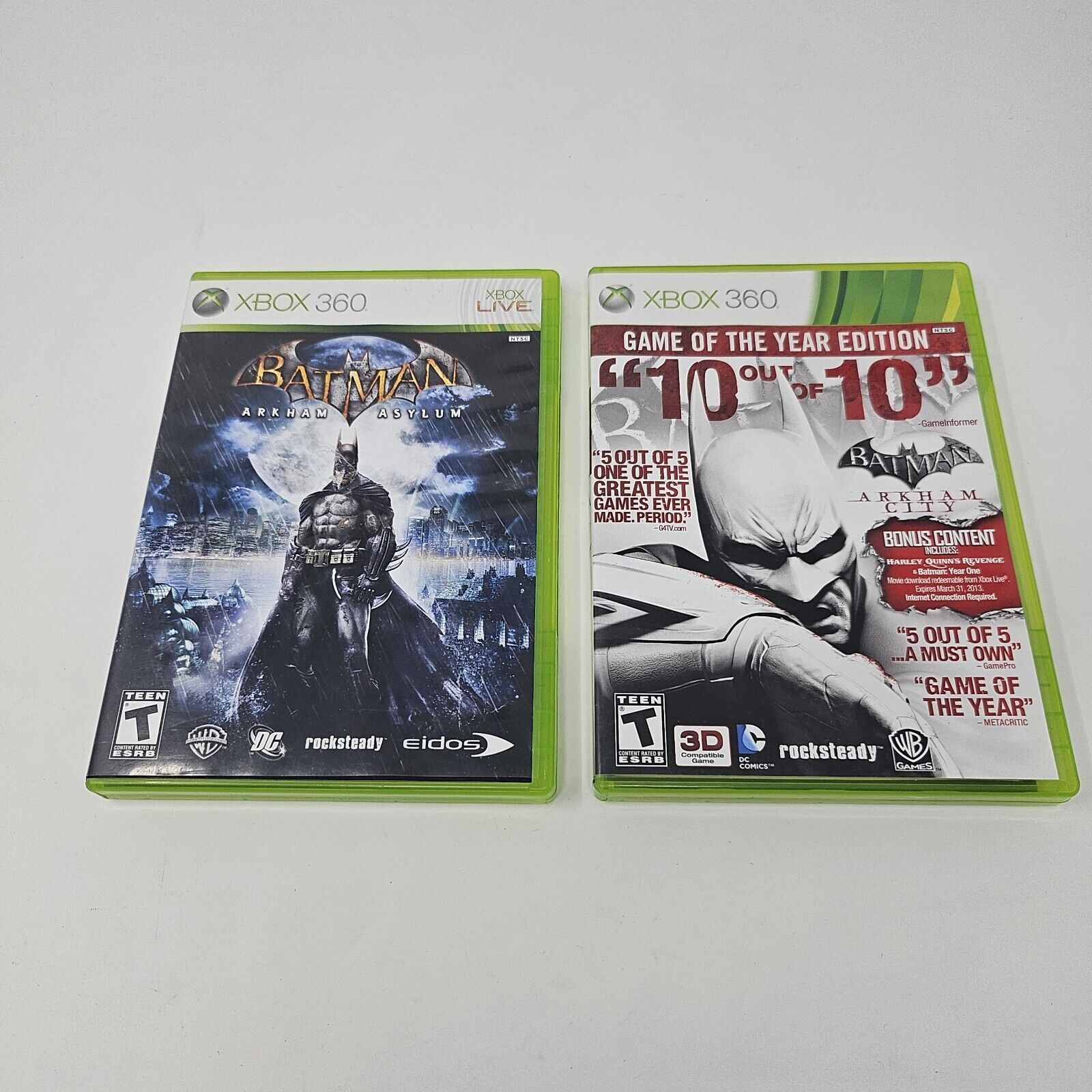 Batman: Arkham Asylum + Arkham City GOTY (Microsoft Xbox 360 Video