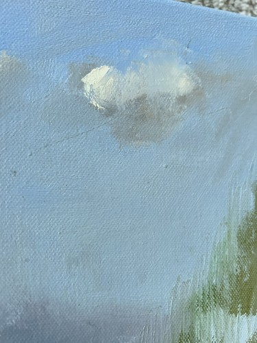 Öl auf Leinwand Gemälde LANDSCHAFT Abstrakter Realismus 0,9” X 12” - Bild 3 von 8