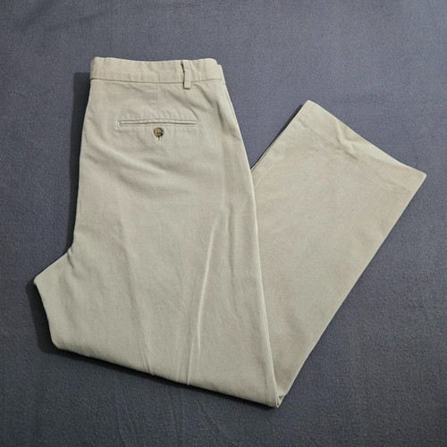 J. Crew Men 35X30 Tan Straight Leg Chino Pants 100% Cotton - Picture 2 of 12