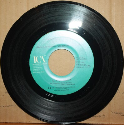 L.V. JOHNSON *I Don't Really Care* LOVE WANT NEED YOU Modern Soul 45 on ICA 027
