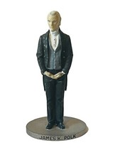 Danbury Mint US President Figurine Pewter Soldier LaRocca James K Polk 11th vtg
