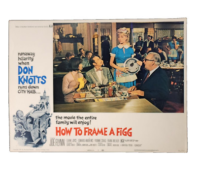 Lobby Card How to Frame a Figg #1 Original Vintage Don Knotts Elaine Joyce 71/73