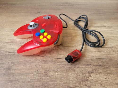 Manette Controller Nintendo N64 Officielle Clear Red NUS-005 Japon Free REGION * - Photo 2/5