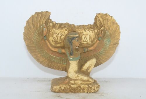 Rare Ancient Egyptian Antique Winged Isis Statue Egyptology BC - Picture 1 of 4