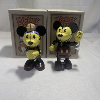schylling社製★レトロコレクション★ミッキー&ミニー★ビニール人形 Vintage Mickey & Minnie Mouse Schylling And Friends