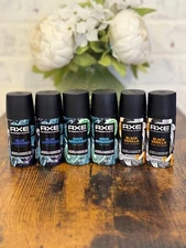 Axe Blue Lavender/Aqua Bergamot/Black Vanilla 1oz Sprays (6 Pack)-TRAVEL SIZE