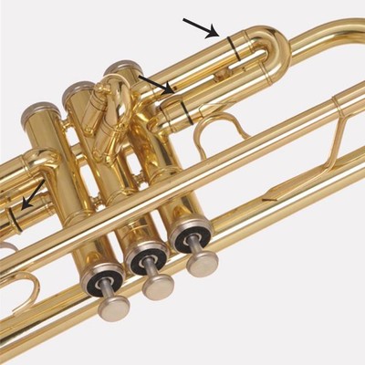 Trumpet Inner Tube Lightweight Trumpet Parts Rubber Tuning Tube O Anti-Noise for Trumpet ...