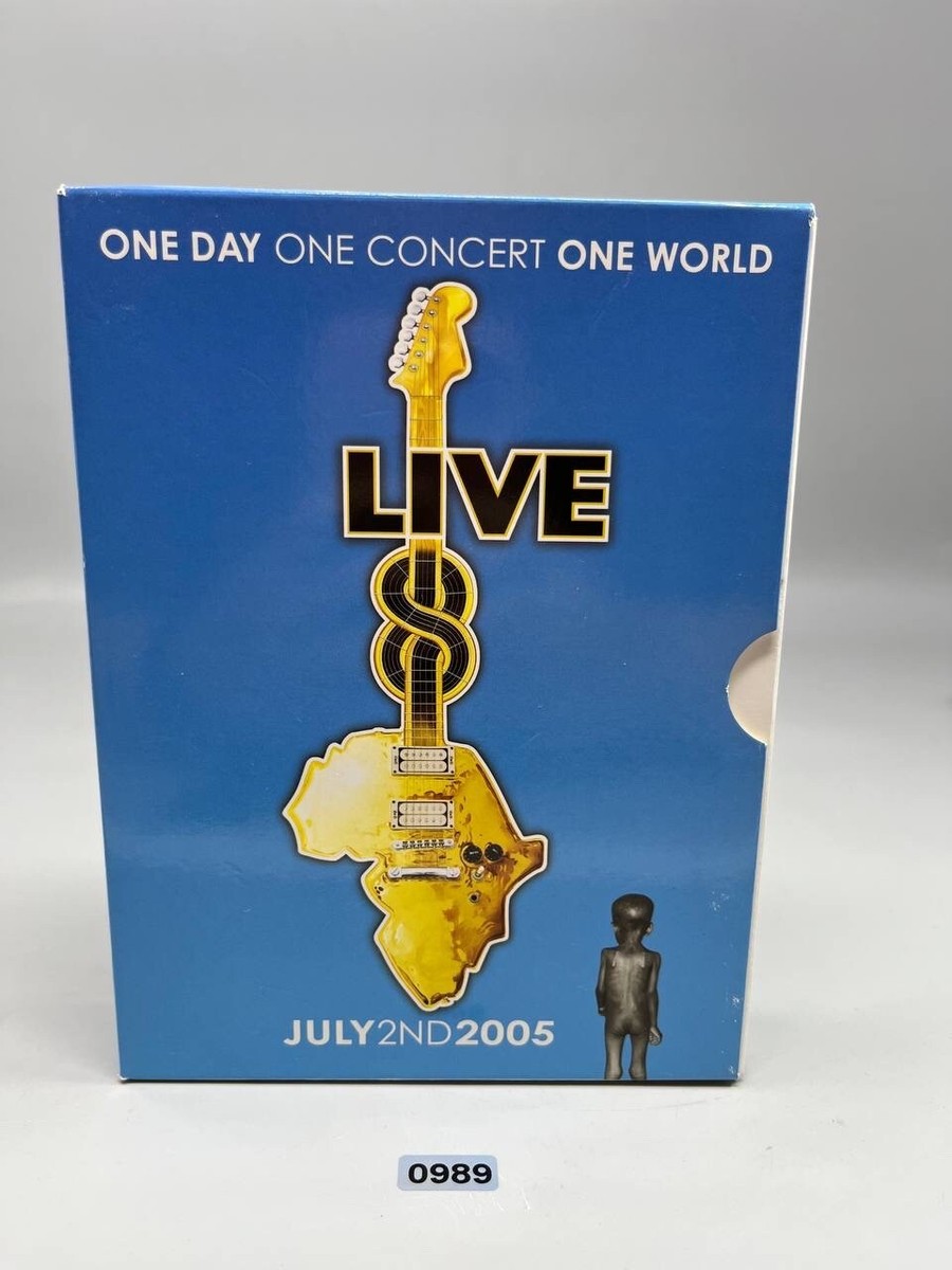 Live 8 (DVD, 2005, 4-Disc Set) July 2nd 2005 Neil Young U2 REM