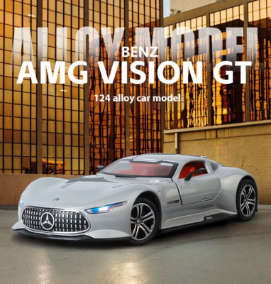 1:24 Mercedes Benz AMG Vision GT New Concept Sportwagen Alu Diecast Auto Modell