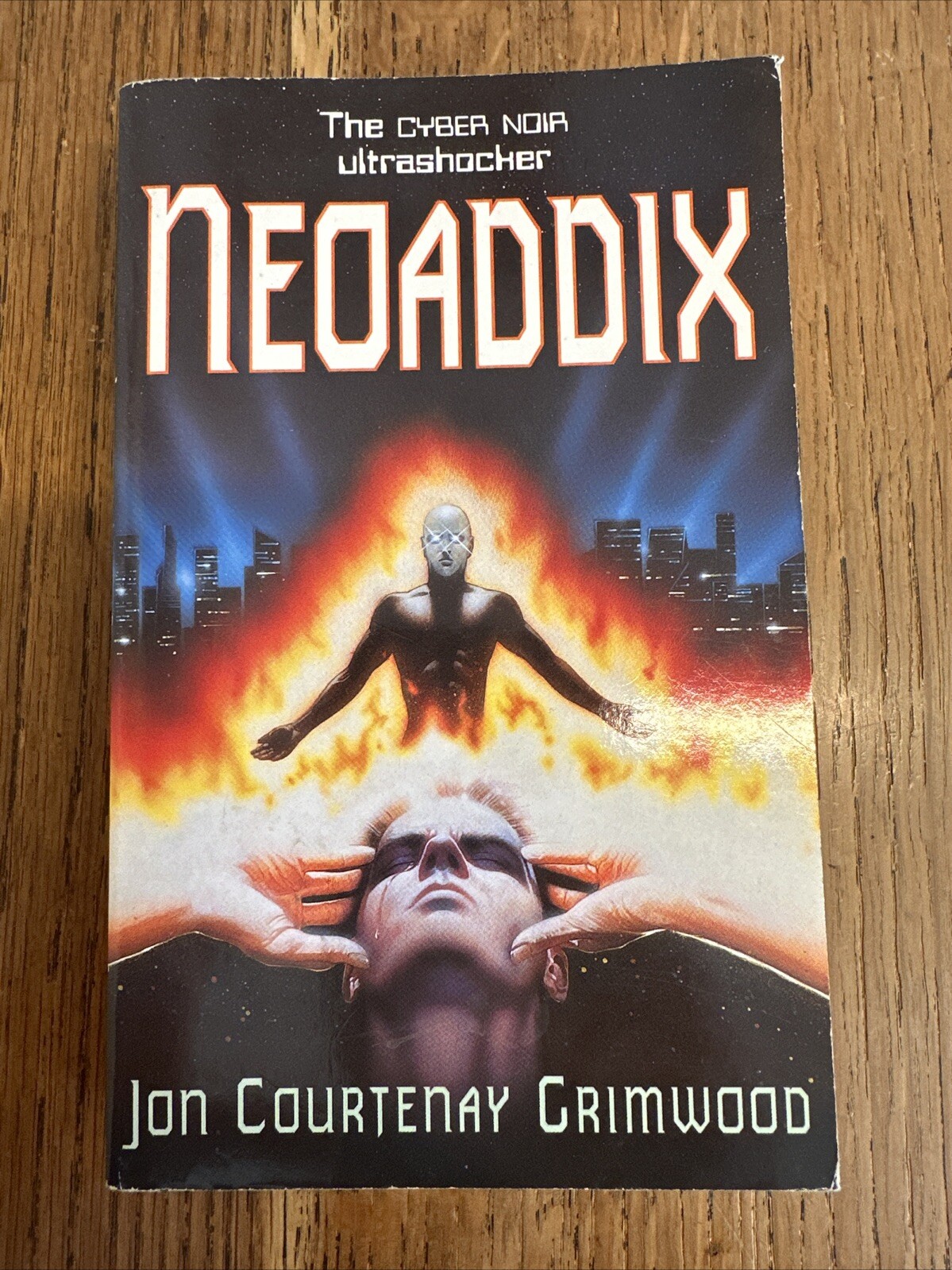 NeoAddix by Jon Courtenay Grimwood SIGNED & INSCRIBED 1997 UK 1st/1st PBO NEL