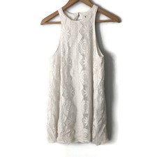 Show Me Your Mumu Ritzy White Lace Sleeveless Open Back Dress Size Small S