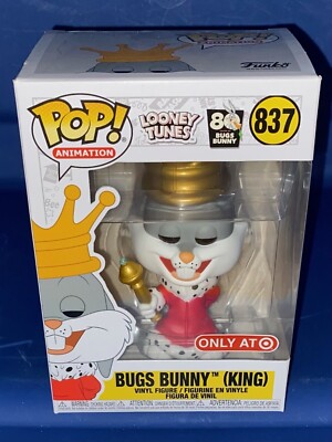 Funko Pop! Bugs Bunny #837 King Target Exclusive Animation Looney Tunes MAY  | eBay